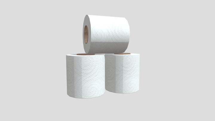 Toilet Roll 3D Model
