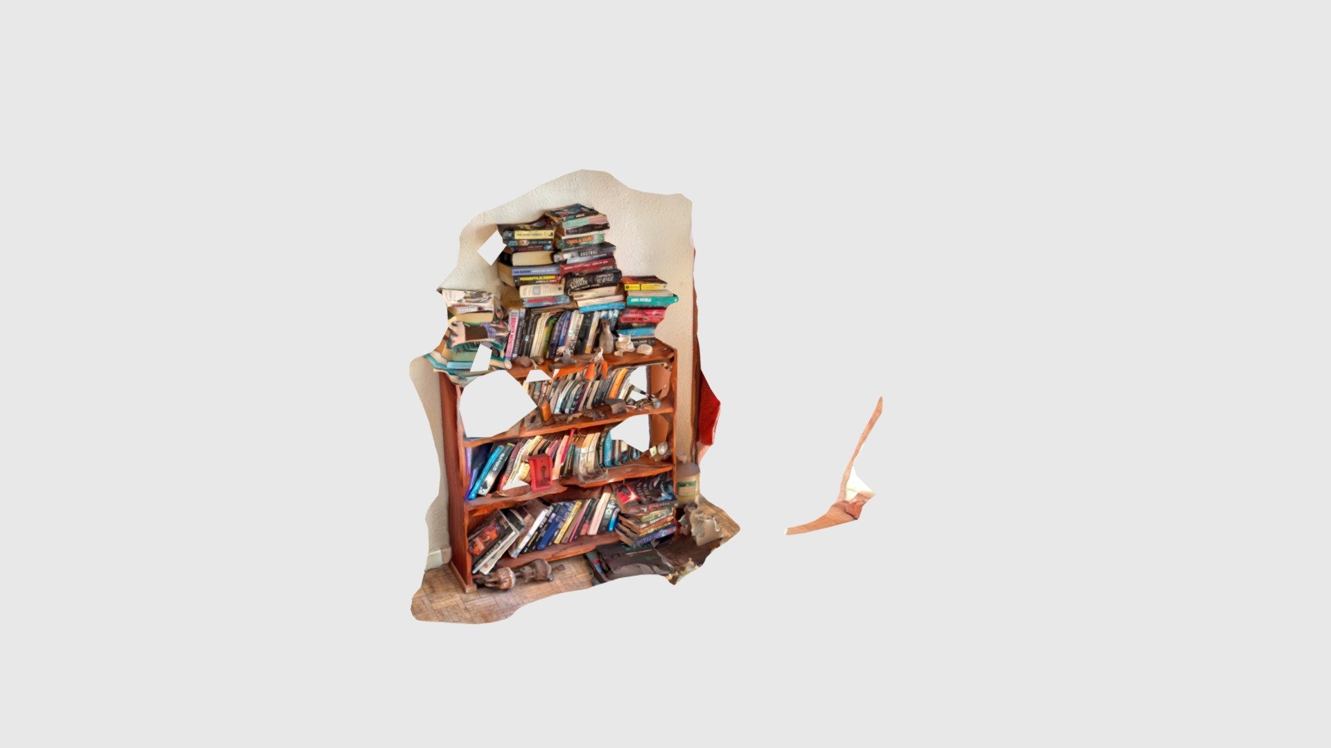 MVC Tut bookshelf iPad Pro/Scaniverse