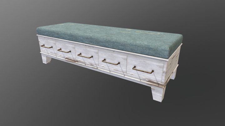 Dresser with seat – Free 3D Model STL