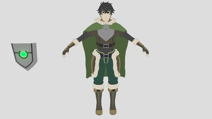Naofumi - The Rising of the Shield 3D Model