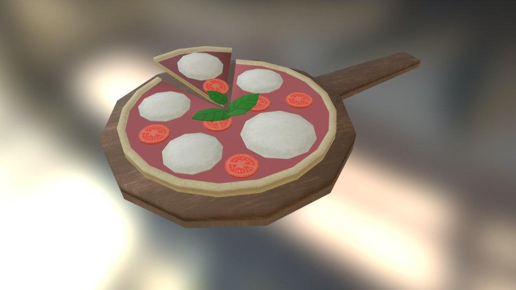 Pizza for #30days3D on Twitter