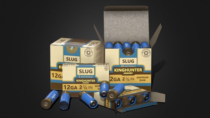 KINGHUNTER Armory | Slug 3D Model