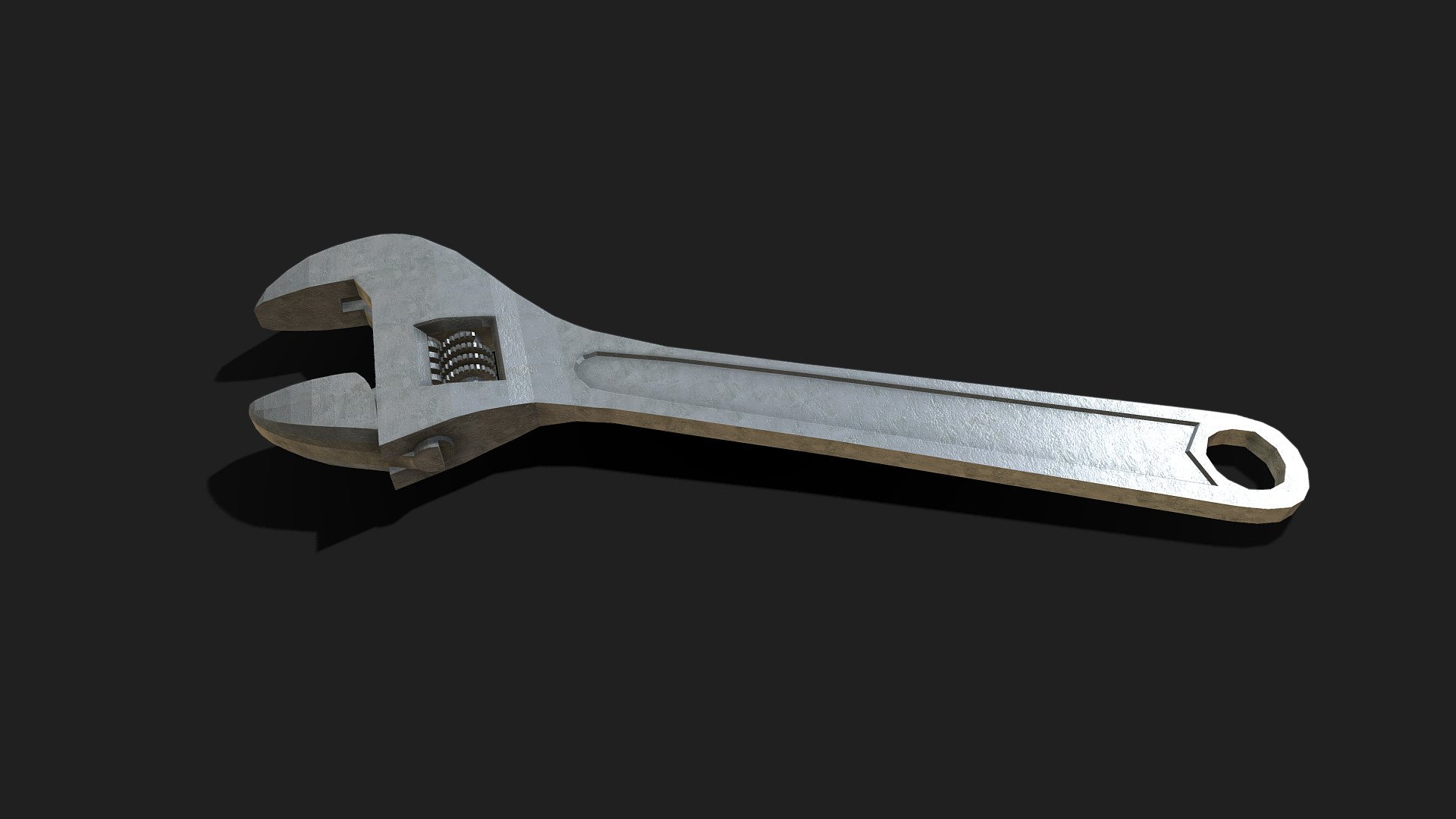 Adjustable wrench 3D model by Farnem (skiffffx) [c0043b8] Sketchfab