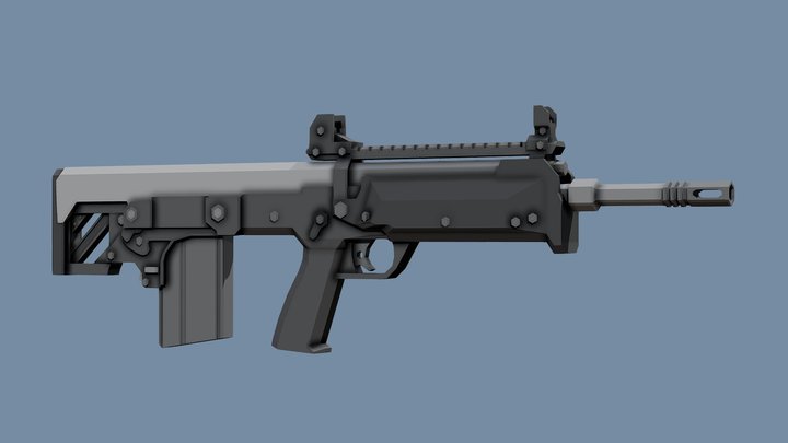 Low-Poly Kel-Tec RFB