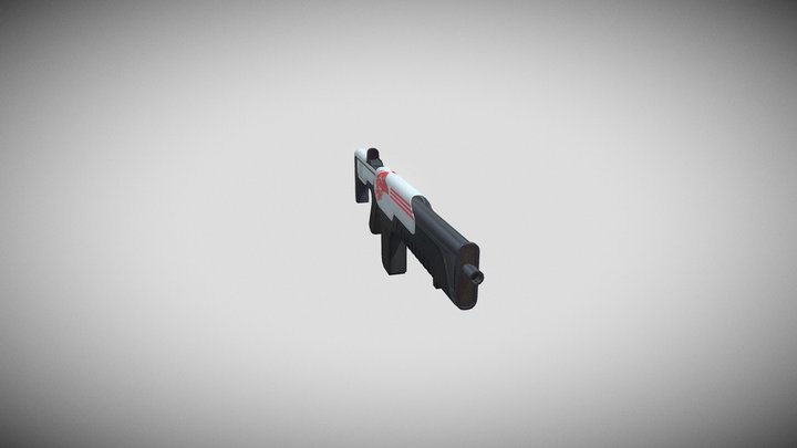 Sci_fi Rifle 3D Model