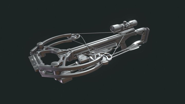 Highpoly_Crossbow 3D Model
