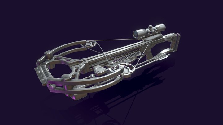 Highpoly_Crossbow 3D Model