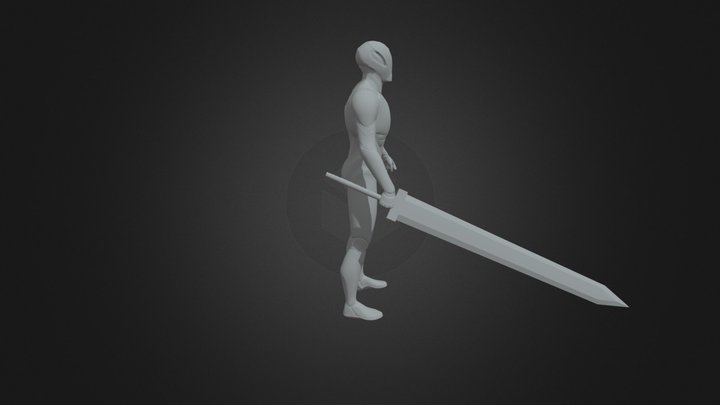 MoCap Great Sword Attack Animations A 3D Model