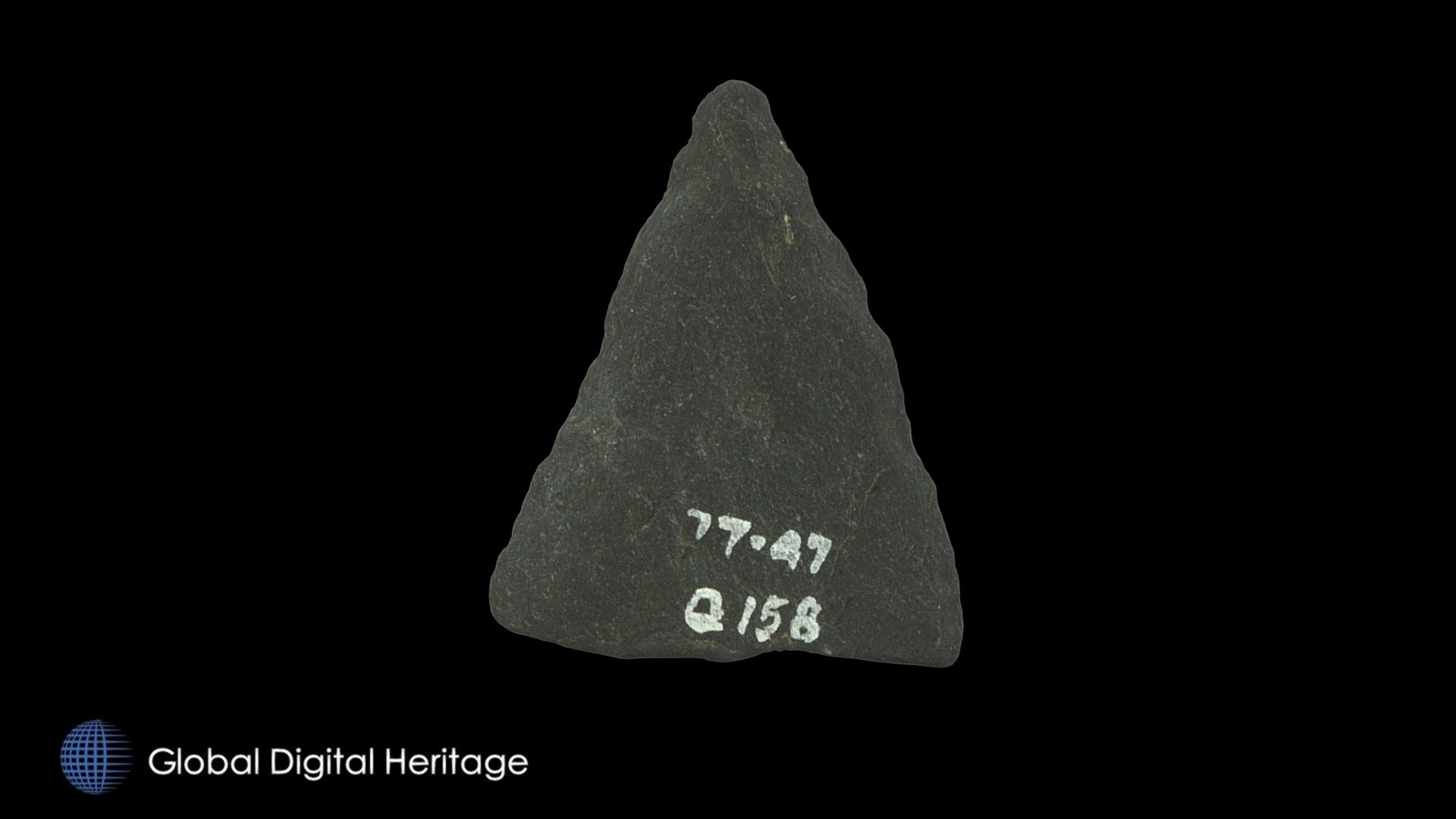 77-47-Q158 Biface Fragment, Hot Springs Village