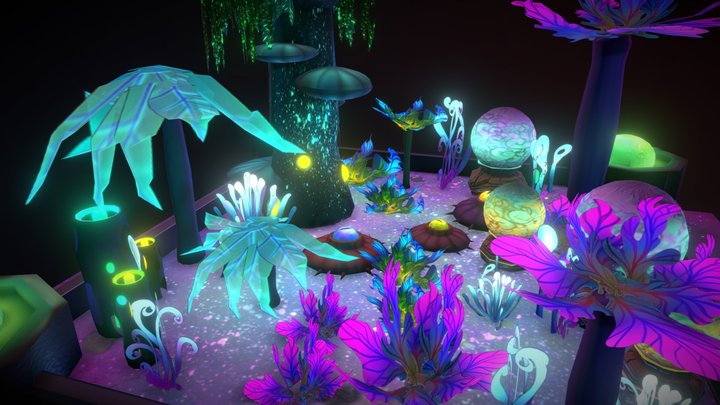 Alien Plantbed 3D Model