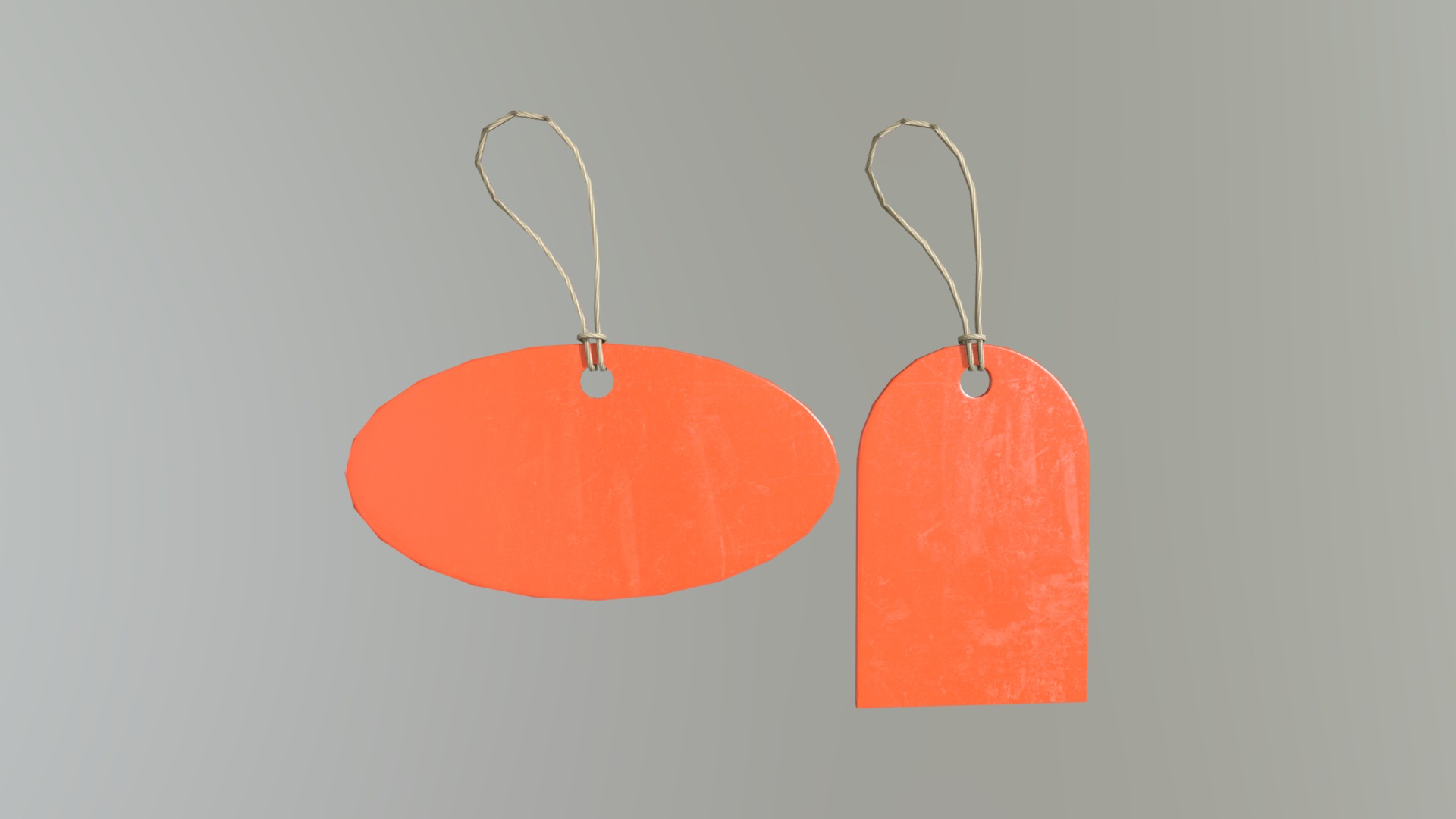 3D model Price Tags 2 - This is a 3D model of the Price Tags 2. The 3D model is about shape.