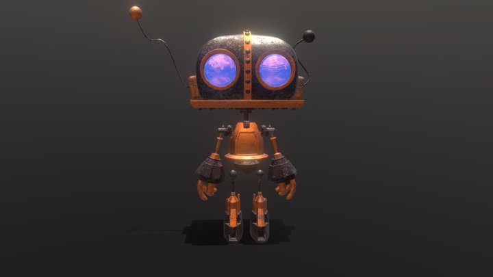 Mini robot 3D Model