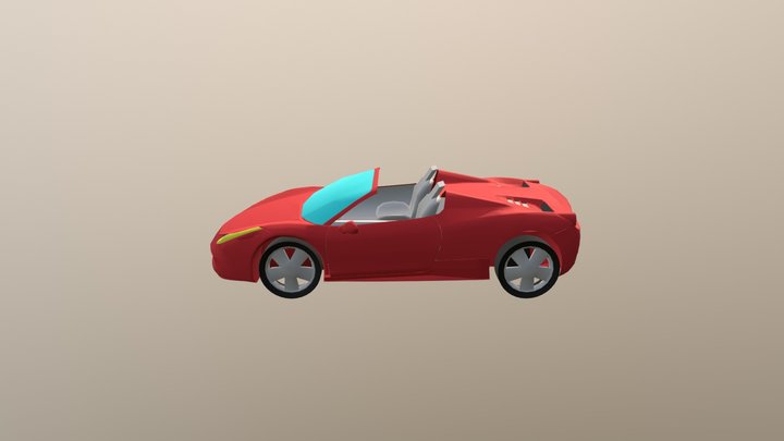 LOW POLY CAR 3D Model