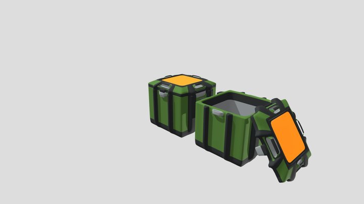 Loot Box Open/Closed 3D Model