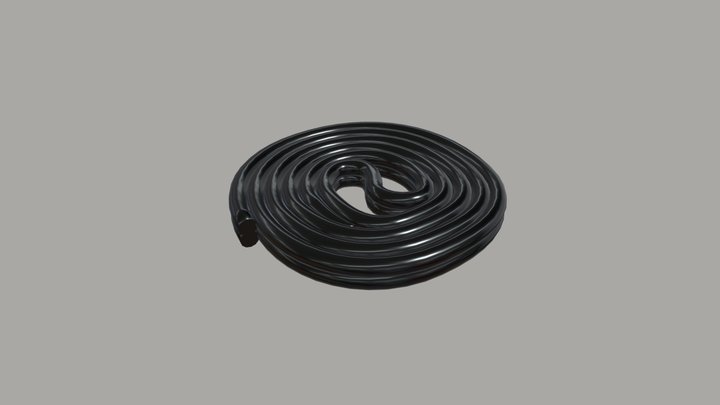 №10 - candy: Liquorice 3D Model
