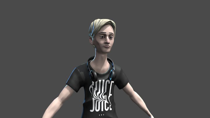 Stylized xQcOW 3D Model