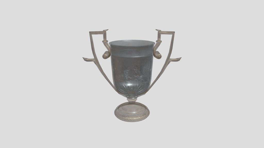 Antique Silver Trophy Goblet Ornate