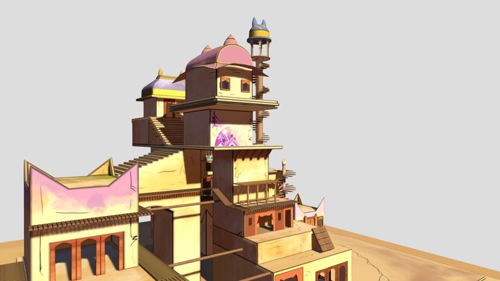 Pershapolis- The Village 3D Model