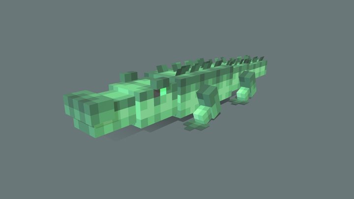 Crocodile 3D Model
