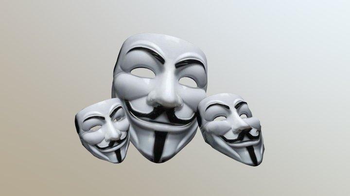 Vendetta-mask-set 3D Model