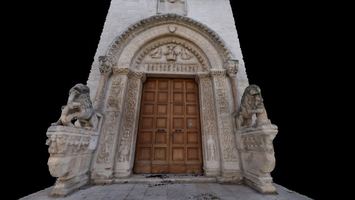 Portale Cattedrale Bitetto 3D Model