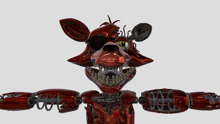 Fnaf-help-wanted-withered-foxy - Download Free 3D model by Funkin_Boombox  [0b2bd82] - Sketchfab
