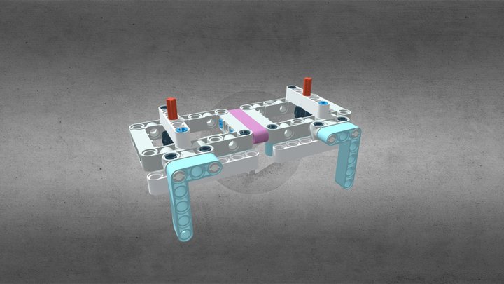 FLL Robot Attachment Base 2022 Superpowered 3D Model