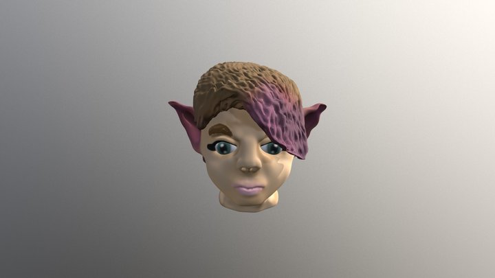 Liz Portrait 3D Model