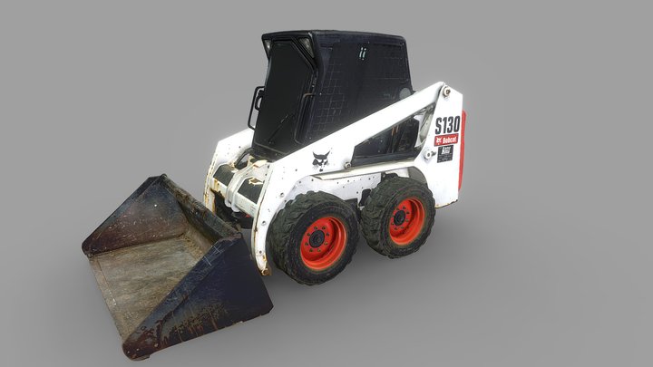 Bobcat Skid Steer Loader 3D Scan