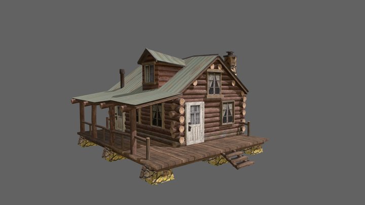 Forest Loner - WIP Diorama 3D Model