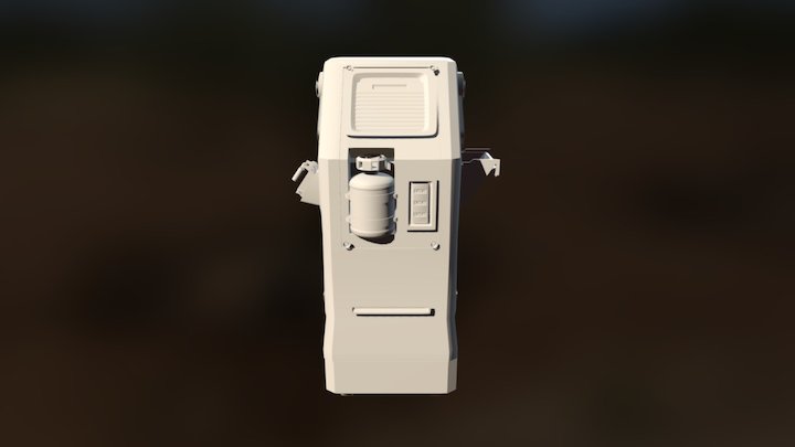 Low Poly Portable Med Bay (WIP) 3D Model