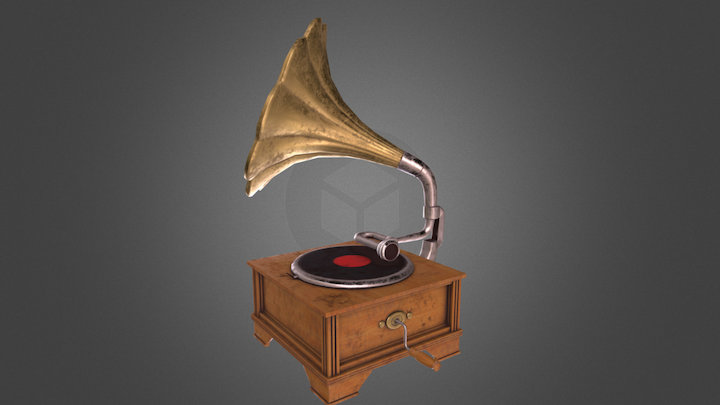 Gramofon 3D Model