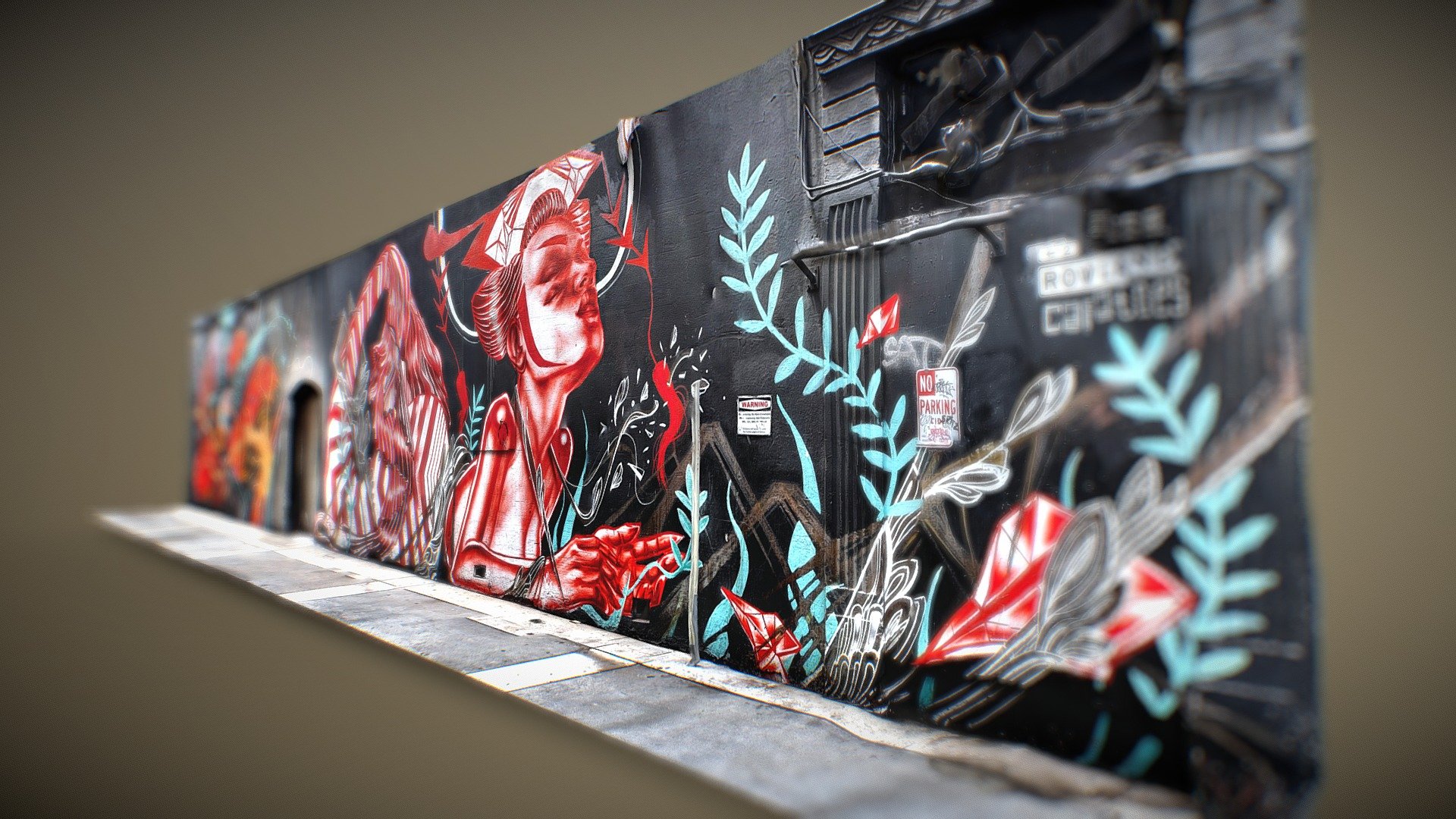 Mural In North Beach [RETOPO REBAKED]