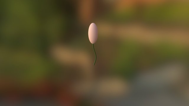 Alien_Seed_Plant 3D Model