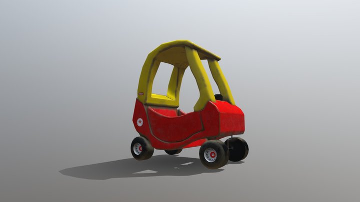Little Tikes Childhood Car 3D Model
