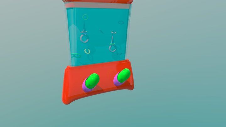 Waterful Ring Toss Toy 3D Model