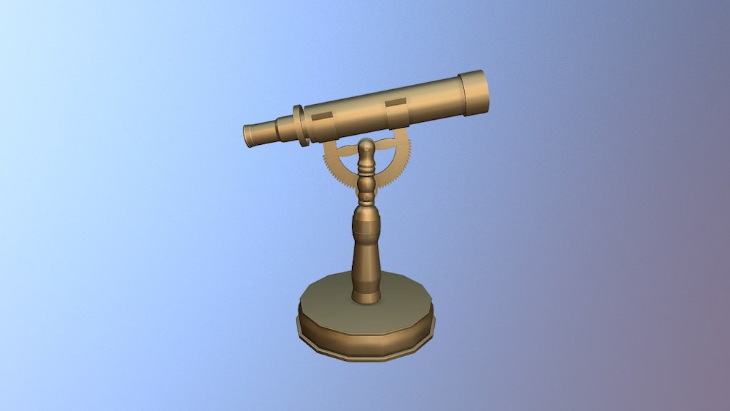 MCR_1708_Telescope - 3D model by Carrie (@cehrlich) [c0122d4] - Sketchfab