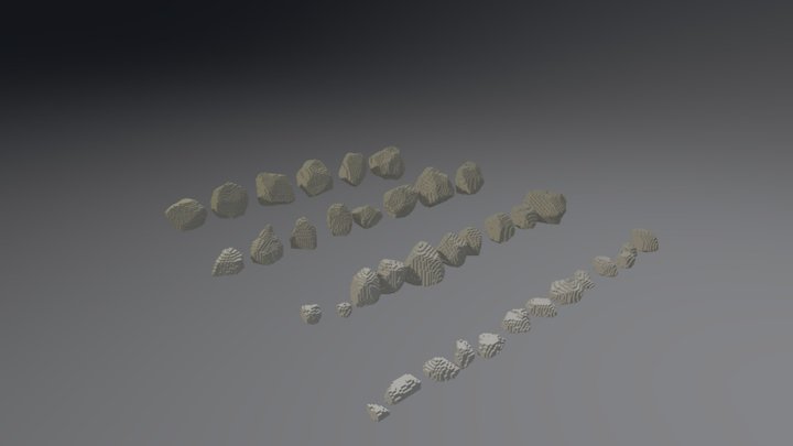 EPIC ROCKS BUNDLE Preview - by bidule995 3D Model