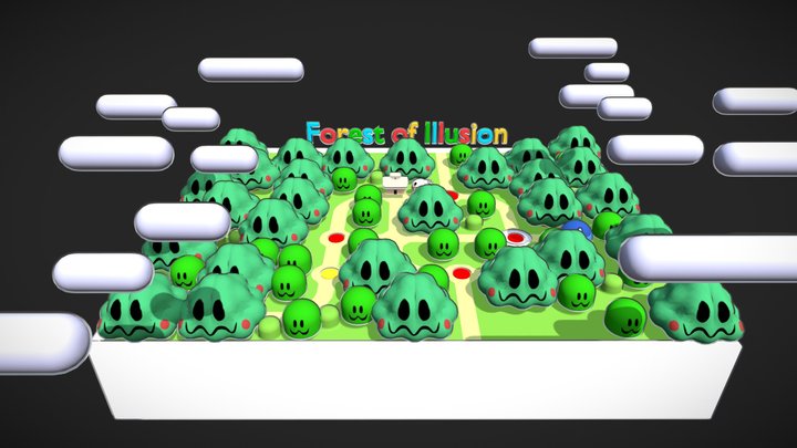Super Mario World - Forest of Illusion 3D Model