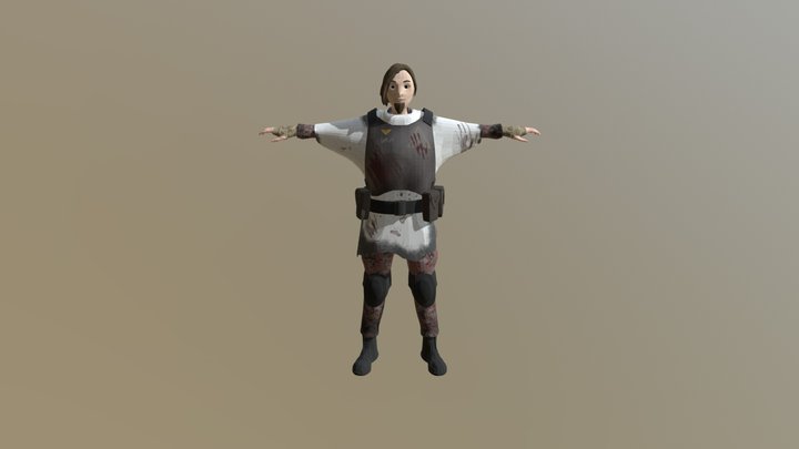 My Char T-pose 3D Model