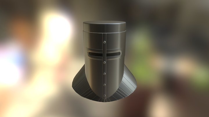 Solaire's Helmet (Plumeless) 3D Model