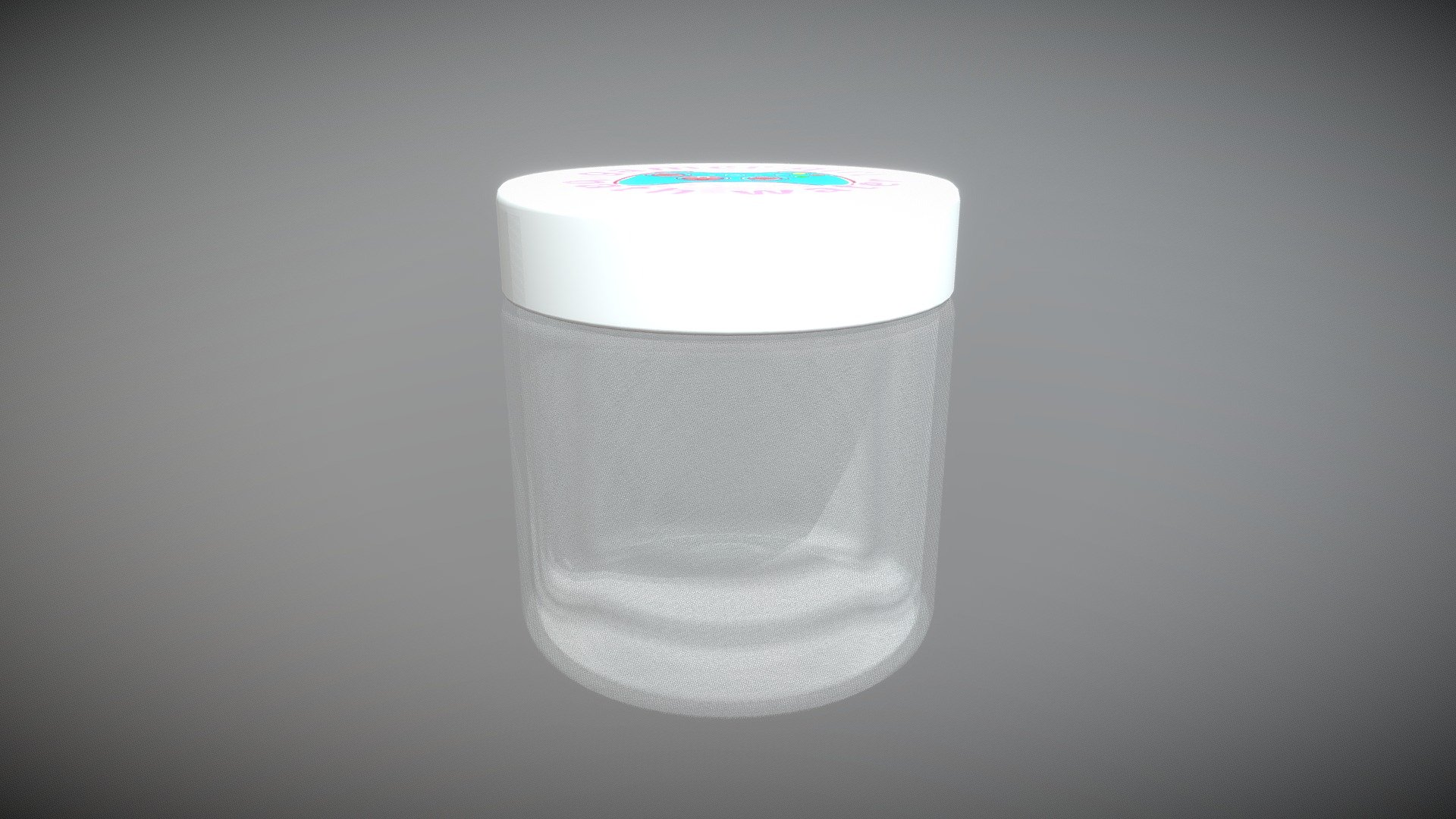 Gamer girl bath water 3D Hi-poly Model