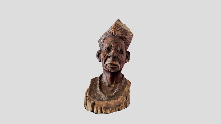 African Male Head 3D Model