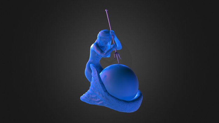 Mer Maid Stabby 3D Model