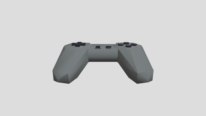 Ps1 Controller 3D Model