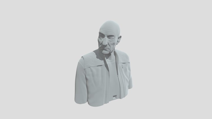 Jean Luc Picard 3D Model