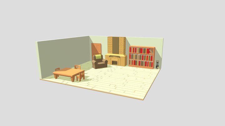 toriel's living room 3D Model