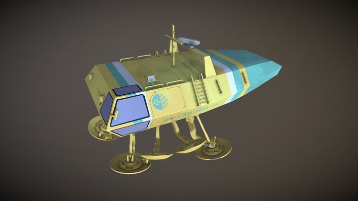 vaisseau 3D Model