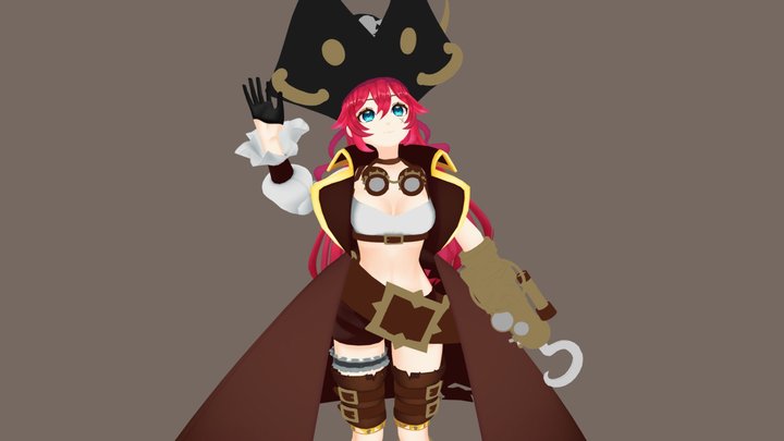 海賊 3D Model