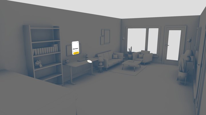 Jake's VR Apartment 3D Model